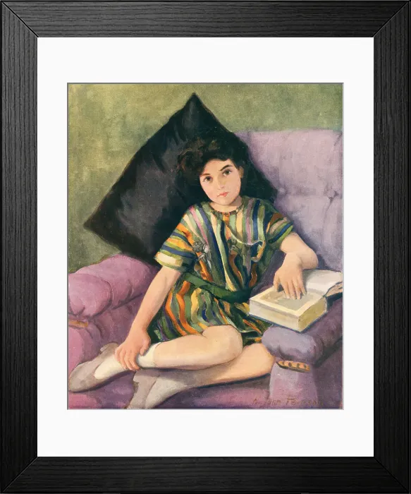 Framed Print : Portrait Of A Girl