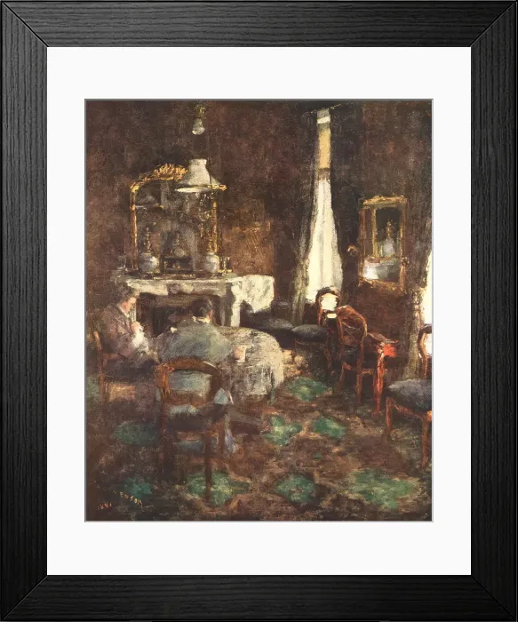 Framed Print : Salon Bourgeois Framed Print : Salon Bourgeois