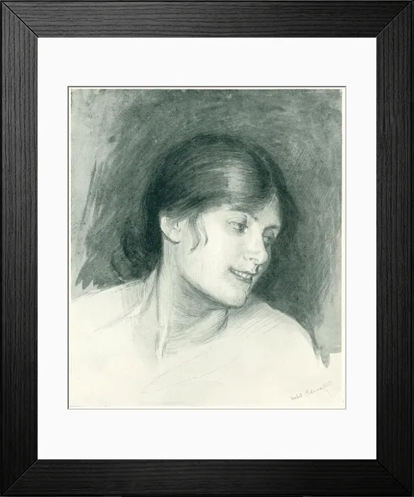 Framed Print : Study Of A Woman Framed Print : Study Of A Woman