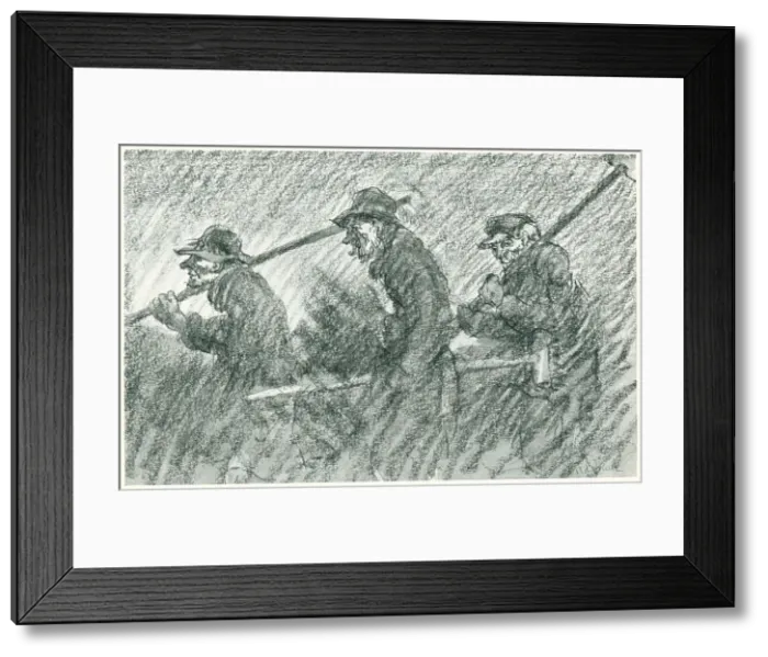 Framed Print : Old Workmen Framed Print : Old Workmen