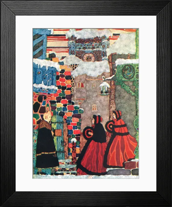 Framed Print : Scarlet Caps Framed Print : Scarlet Caps