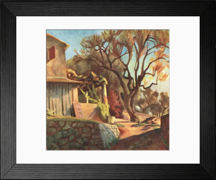 Framed Print : Countryside Settlement Framed Print : Countryside Settlement
