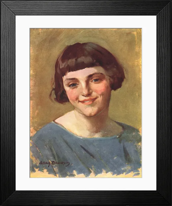 Framed Print : Portrait Of A Girl Framed Print : Portrait Of A Girl