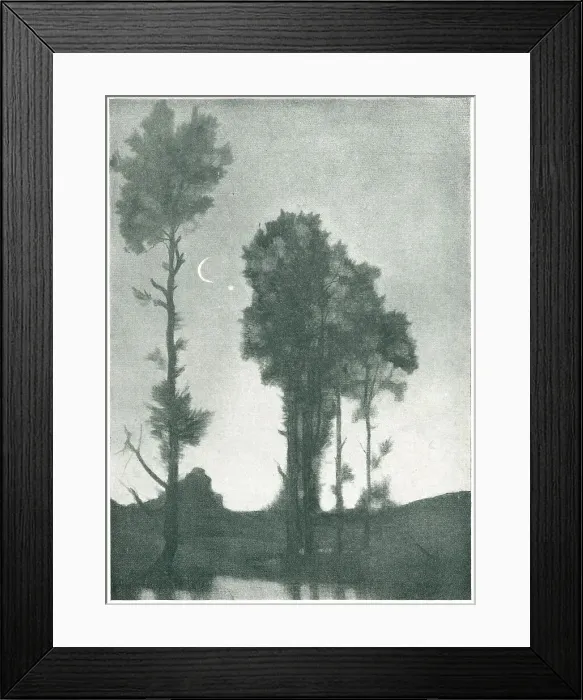 Framed Print : Crescent Moon Framed Print : Crescent Moon
