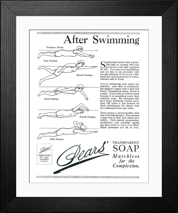 Framed Print : Pears Soap Advertisement Framed Print : Pears Soap Advertisement