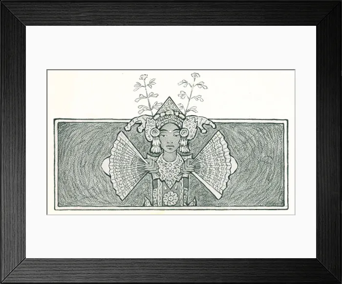 Framed Print : Bali Bird Dance Framed Print : Bali Bird Dance