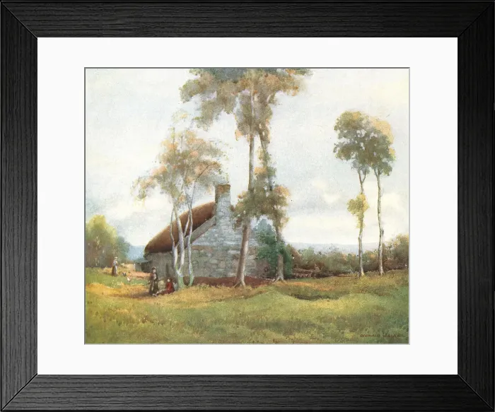 Framed Print : Thatched Cottage, Bebington Framed Print : Thatched Cottage, Bebington