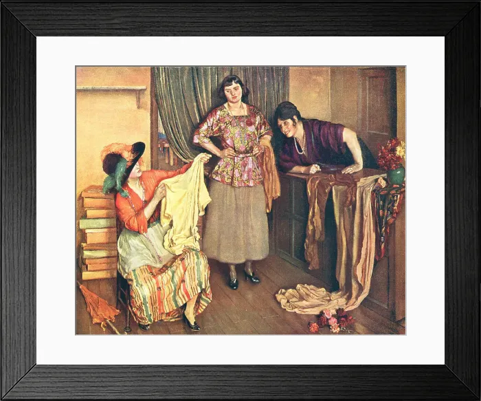Framed Print : The Blouse Shop Framed Print : The Blouse Shop