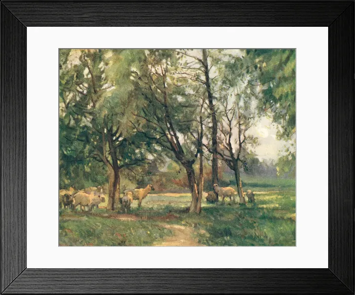 Framed Print : In Cool Pastures Framed Print : In Cool Pastures