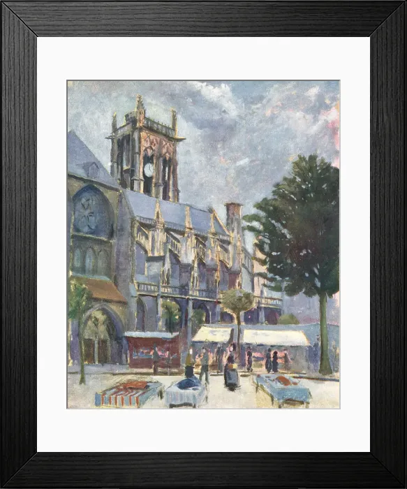 Framed Print : Dieppe Cathedral Framed Print : Dieppe Cathedral