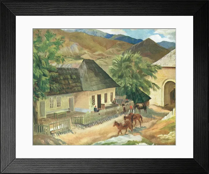Framed Print : A Bosnian Cafe Framed Print : A Bosnian Cafe