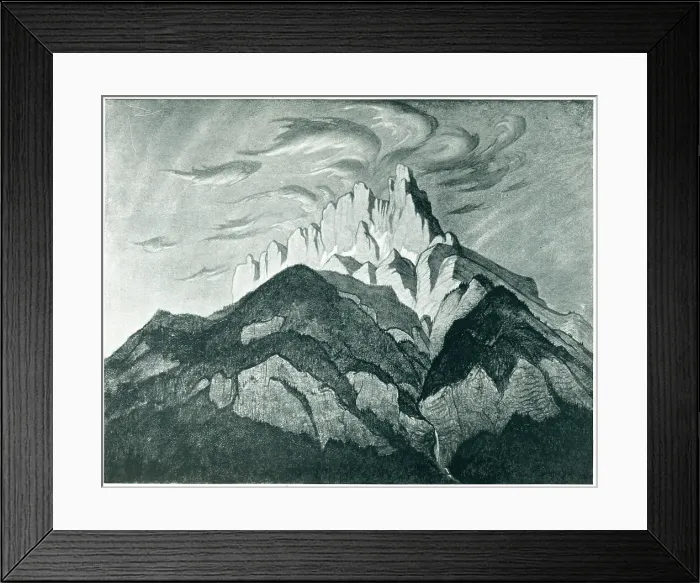 Framed Print : Aiguille Varaus, Haute Savoie Framed Print : Aiguille Varaus, Haute Savoie