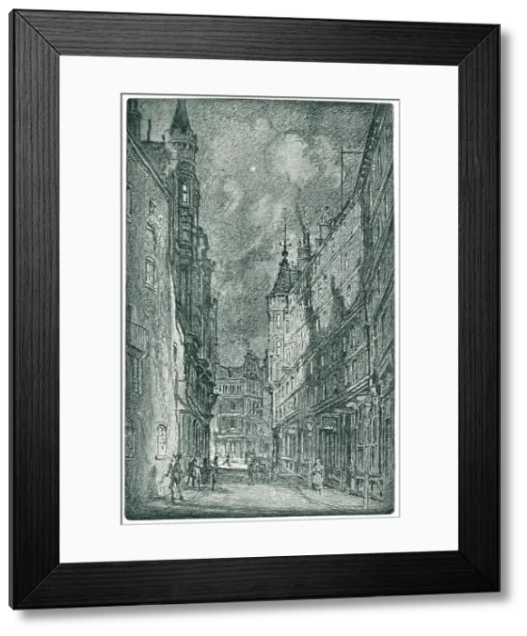 Framed Print : Foreign Street