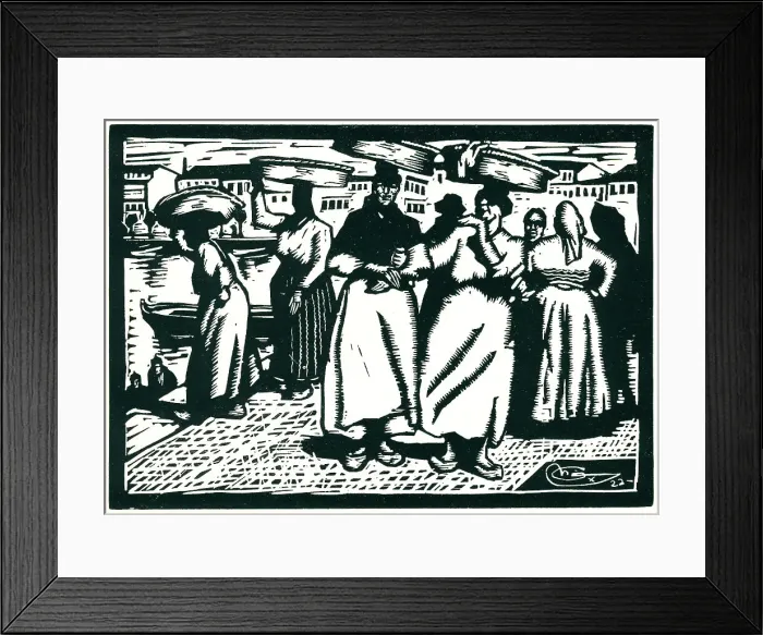 Framed Print : Washerwomen Framed Print : Washerwomen