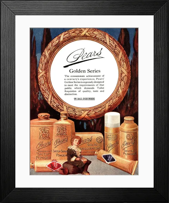 Framed Print : Pears Advertisement Framed Print : Pears Advertisement