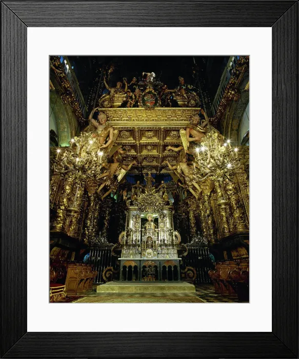 Framed Print : Baldachin of the Main Altar. CathedralSantiago de Compostela Framed Print : Baldachin of the Main Altar. CathedralSantiago de Compostela
