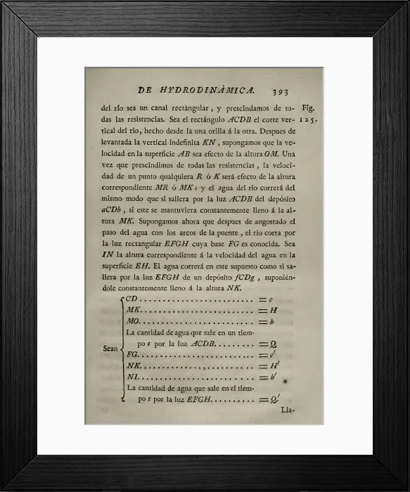 Framed Print : Elementos de Matematica by Benito Bails Framed Print : Elementos de Matematica by Benito Bails