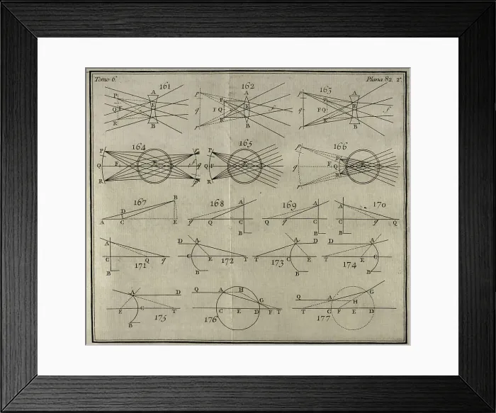Framed Print : Elementos de Matematica by Benito Bails Framed Print : Elementos de Matematica by Benito Bails