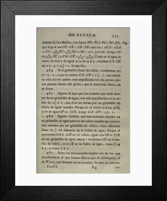 Framed Print : Elementos de Matematica by Spanish architect Benito Bails Framed Print : Elementos de Matematica by Spanish architect Benito Bails