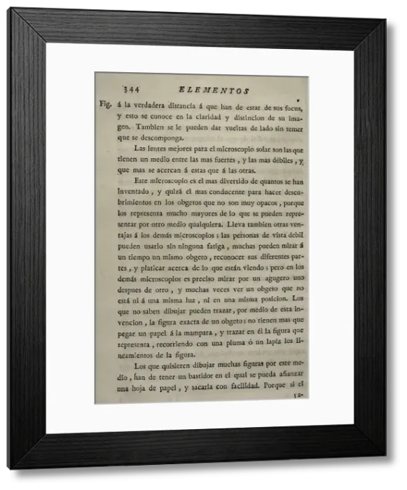 Framed Print : Elementos de Matematica by Spanish architect Benito Bails Framed Print : Elementos de Matematica by Spanish architect Benito Bails