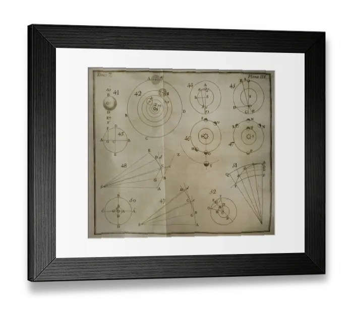 Framed Print : Elementos de Matematica by Benito Bails Framed Print : Elementos de Matematica by Benito Bails