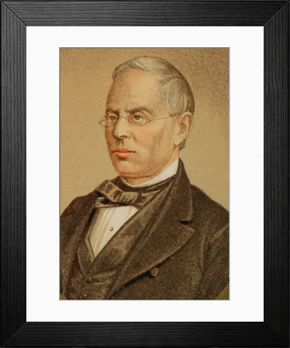 Framed Print : Juan Eugenio Hartzenbusch Martinez - Spanish writer Framed Print : Juan Eugenio Hartzenbusch Martinez - Spanish writer