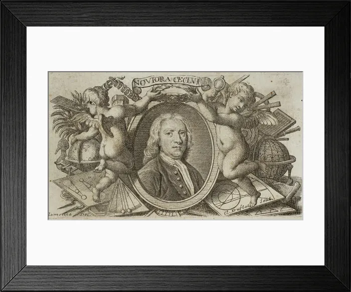 Framed Print : Isaac Newton - English physicist, astronomer, mathematician Framed Print : Isaac Newton - English physicist, astronomer, mathematician