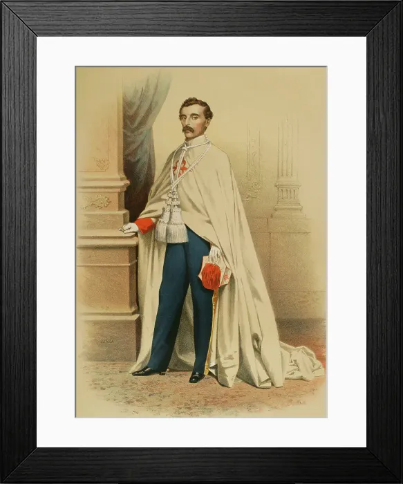 Framed Print : Knight of the Order of Santiago wearing ceremonial dress Framed Print : Knight of the Order of Santiago wearing ceremonial dress