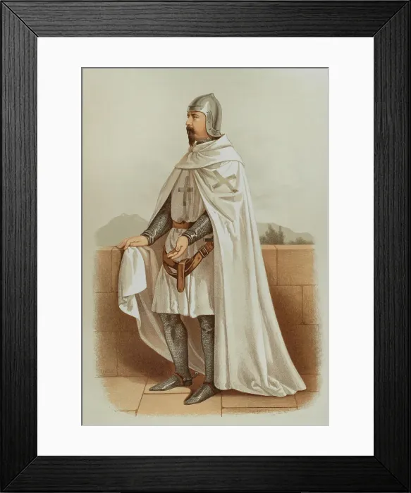 Framed Print : Knight of the Order of San Julian del Pereiro in war dress Framed Print : Knight of the Order of San Julian del Pereiro in war dress