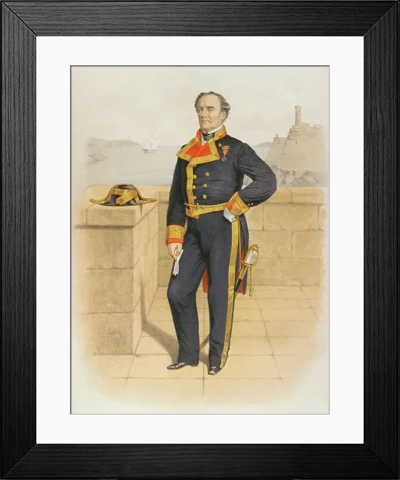 Framed Print : Knight with the naval decoration of the Cruz de Distincion Framed Print : Knight with the naval decoration of the Cruz de Distincion