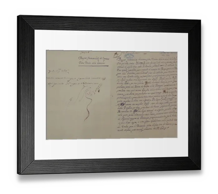 Framed Print : Maria Pita - Spanish heroine. Memorial of Maria Pita