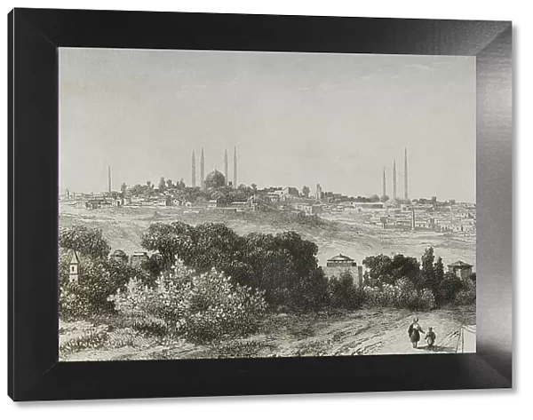 Ottoman Empire. Turkey. Adrianople - Panorama