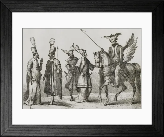 Framed Print : Ottoman Empire. Turkey. Turkish troops from 1540-1580 Framed Print : Ottoman Empire. Turkey. Turkish troops from 1540-1580