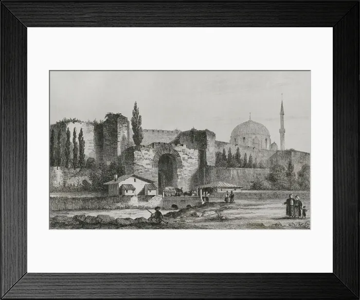 Framed Print : Turkey. Constantinople - The Gate of Charisius Framed Print : Turkey. Constantinople - The Gate of Charisius