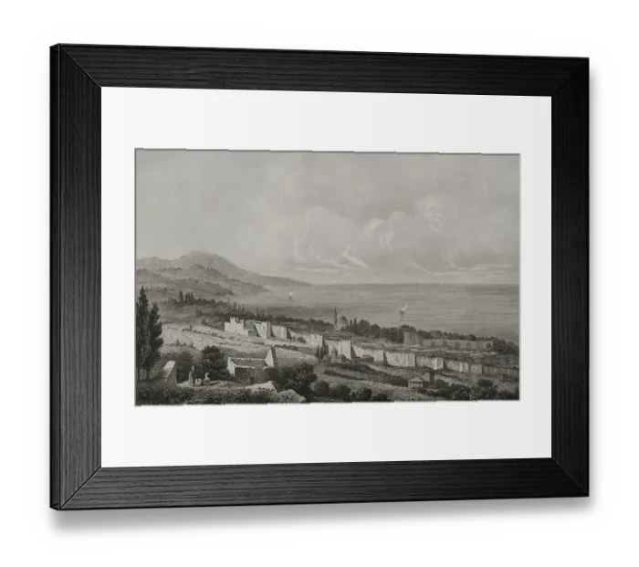 Framed Print : Ottoman Empire era. Turkey. Trabzon. Black Sea coastal city Framed Print : Ottoman Empire era. Turkey. Trabzon. Black Sea coastal city