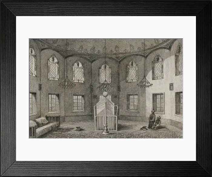 Framed Print : Turkey. Constantinople. Tomb of Mehmed II. Fatih Mosque Framed Print : Turkey. Constantinople. Tomb of Mehmed II. Fatih Mosque