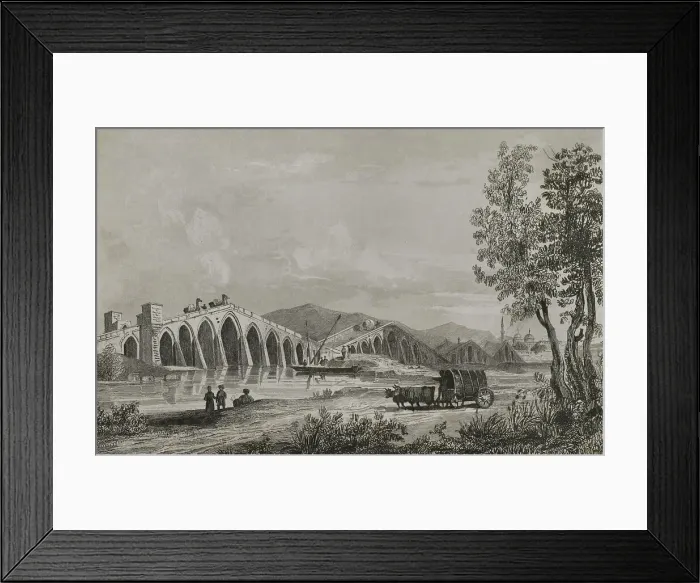 Framed Print : Turkey. Kanuni Sultan Suleyman bridge. Buyukcekmece Framed Print : Turkey. Kanuni Sultan Suleyman bridge. Buyukcekmece