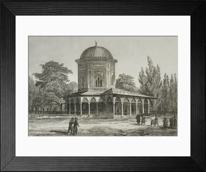 Framed Print : Turkey, Constantinople. Mausoleum of Suleymaniye I Framed Print : Turkey, Constantinople. Mausoleum of Suleymaniye I