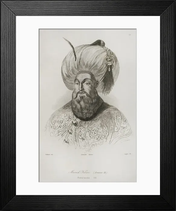 Framed Print : Murad III - Sultan of the Ottoman empire Framed Print : Murad III - Sultan of the Ottoman empire