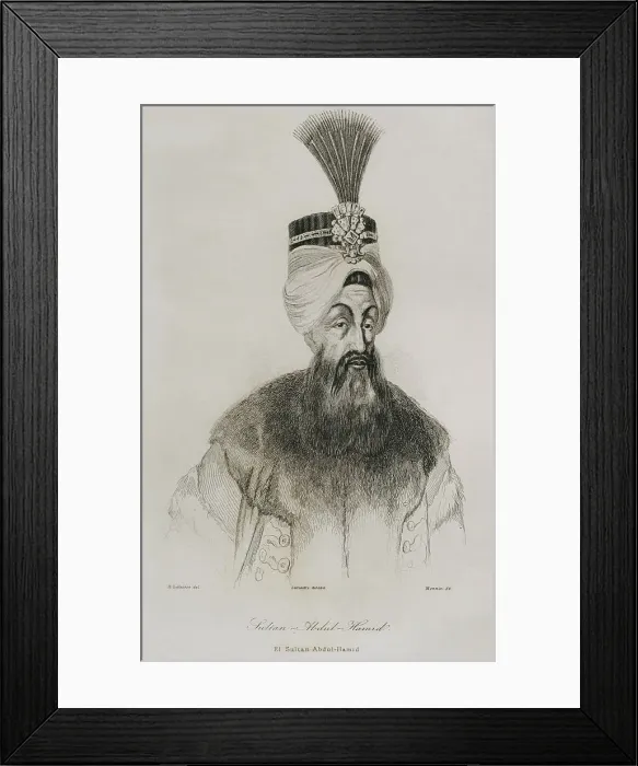 Framed Print : Abdulhamid I (1725-1789). Ottoman sultan from 1774 to 1789 Framed Print : Abdulhamid I (1725-1789). Ottoman sultan from 1774 to 1789