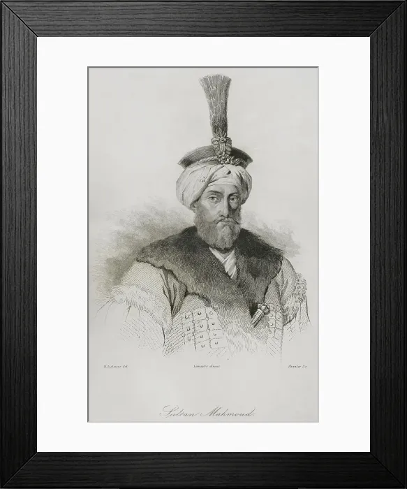 Framed Print : Mahmud I (1696-1754). Ottoman sultan from 1730 to 1754 Framed Print : Mahmud I (1696-1754). Ottoman sultan from 1730 to 1754