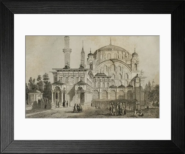 Framed Print : Turkey. Constantinople. Selim I Mosque, 16th century Framed Print : Turkey. Constantinople. Selim I Mosque, 16th century