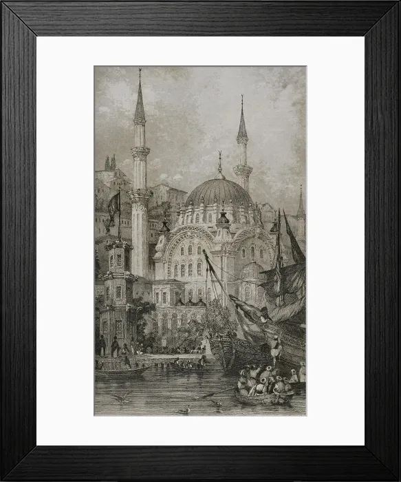 Framed Print : Turkey - Istanbul - Mosque of Sultan Mahmud II Framed Print : Turkey - Istanbul - Mosque of Sultan Mahmud II