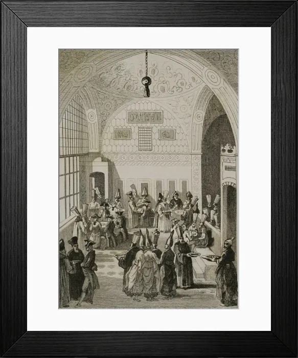 Framed Print : Turkey. Constantinople. Dinner for a European ambassador Framed Print : Turkey. Constantinople. Dinner for a European ambassador