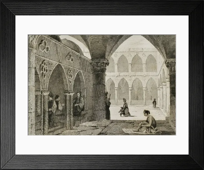 Framed Print : Ottoman domination. Acre. Bazaar at Saint Jean d'Acre Framed Print : Ottoman domination. Acre. Bazaar at Saint Jean d'Acre