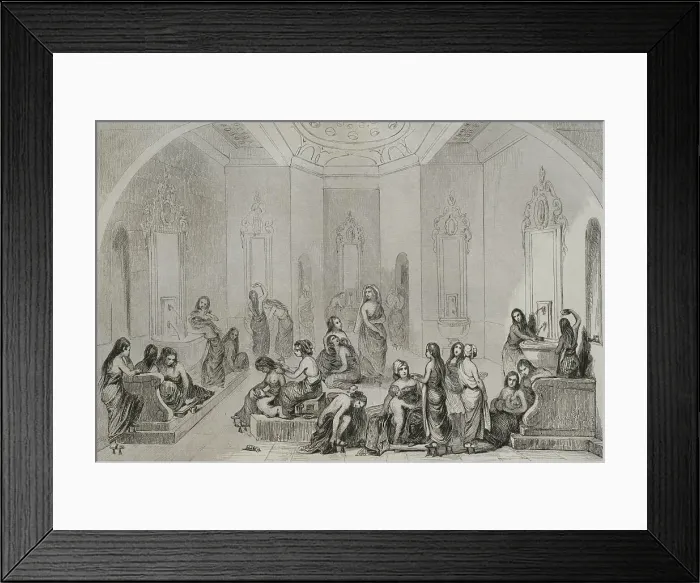 Framed Print : Turkey. Turkish baths for women Framed Print : Turkey. Turkish baths for women