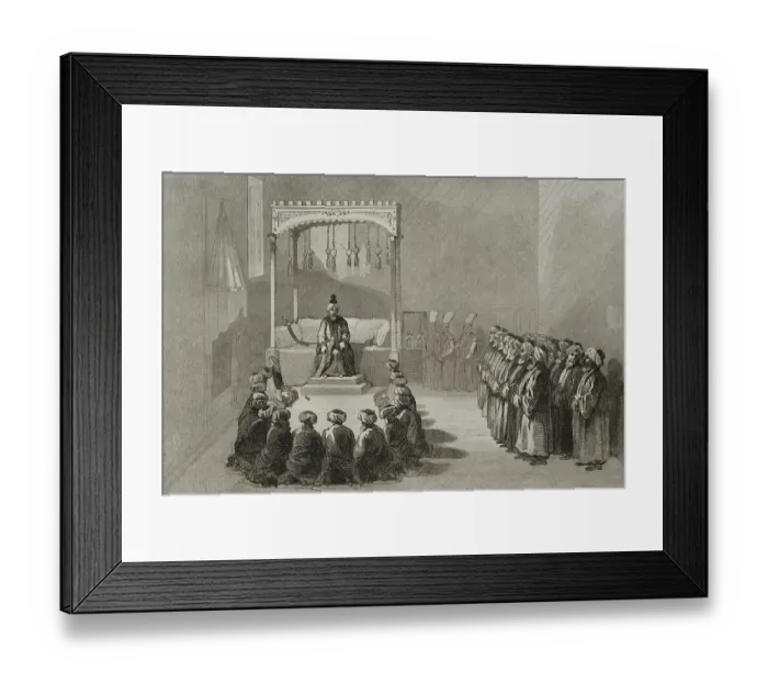 Framed Print : Topkapi. Religious ceremony in the Audience Hall (Arz Odacy) Framed Print : Topkapi. Religious ceremony in the Audience Hall (Arz Odacy)