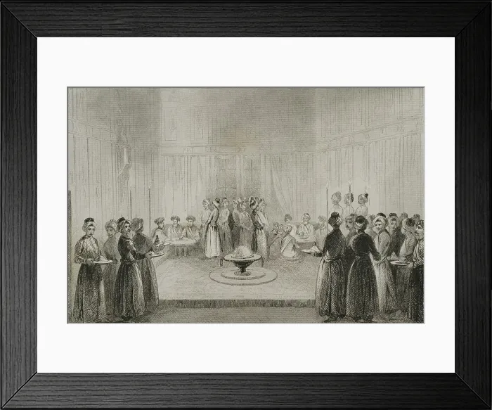 Framed Print : Turkey. Constantinople. Iftar or dinner of Grand Vizier Framed Print : Turkey. Constantinople. Iftar or dinner of Grand Vizier