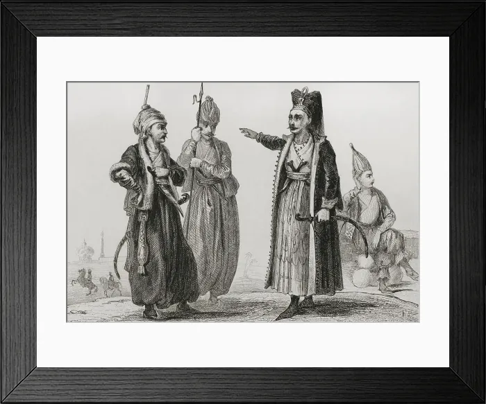 Framed Print : Turkey. Janissaries