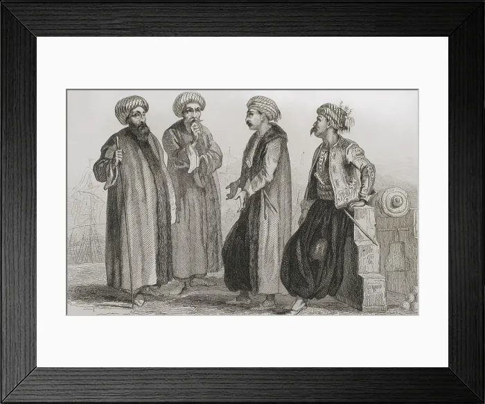Framed Print : Turkey - Vice Admiral, Captain, Navy Officer and Sailor Framed Print : Turkey - Vice Admiral, Captain, Navy Officer and Sailor